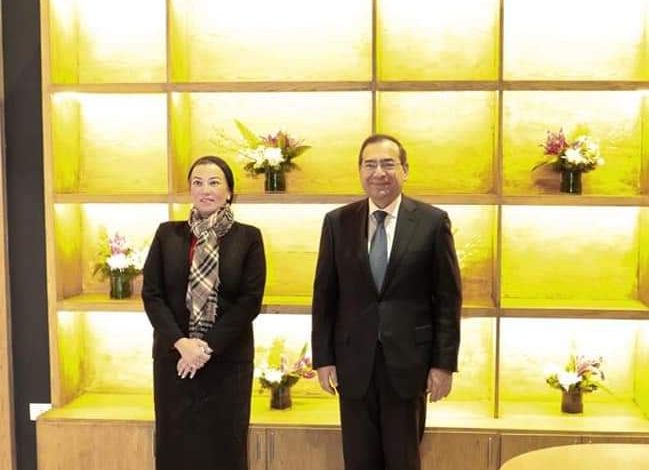 وزيرة البيئة تشارك فى حفل توزيع الجوائز بمؤتمر ومعرض مصر الدولى للطاقة 3 FB IMG 1644924138838