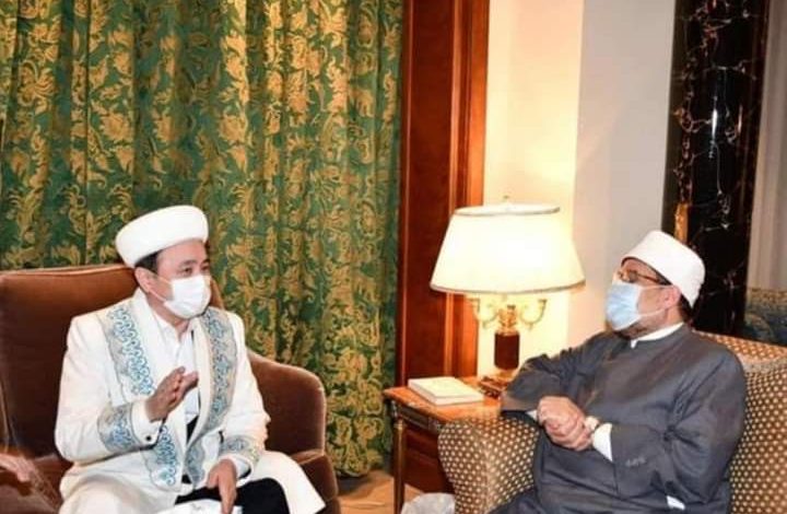 وزير الأوقاف يستقبل نائب مفتي كازاخستان ونائب رئيس الجامعة المصرية للثقافة الإسلامية 4 FB IMG 1645016489179