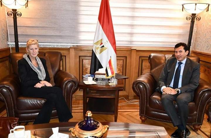 وزير الشباب يبحث التعاون مع صندوق الامم المتحدة للسكان واليونسيف 3 FB IMG 1645350576653