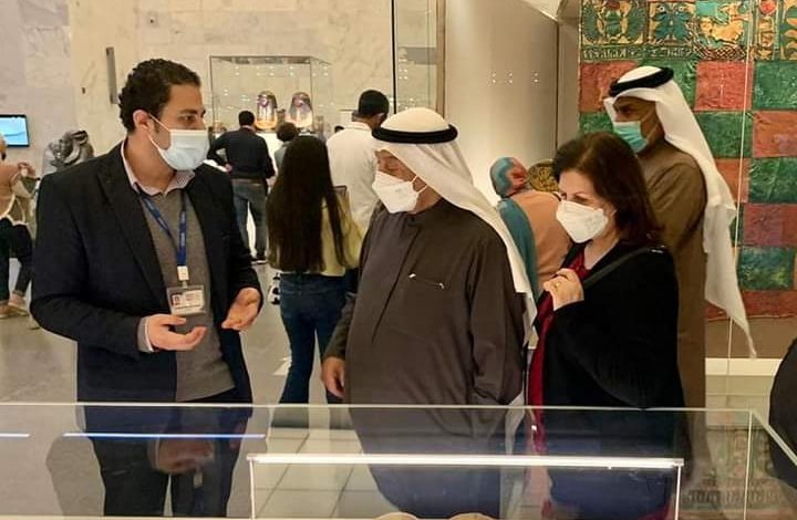 وفود رفيعة المستوى دولية فى زيارة لمتحف الحضارة 4 FB IMG 1645908775584