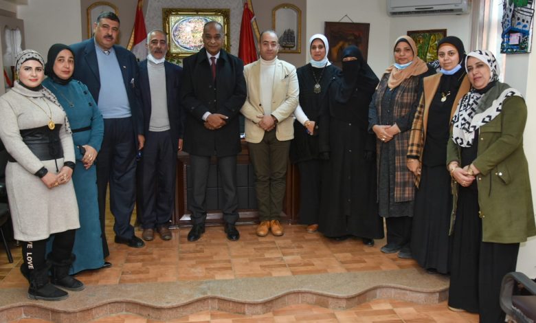 امتحانات اعدادية بور سعيد بمدارس بحر البقر 1 IMG 20220202 WA0045