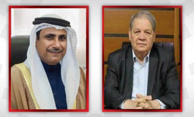 رئيس البرلمان العربي يهنئ "روحي فتوح" بمناسبة انتخابه رئيسا للمجلس الوطني بدولة فلسطين 2 IMG 20220209 WA0071