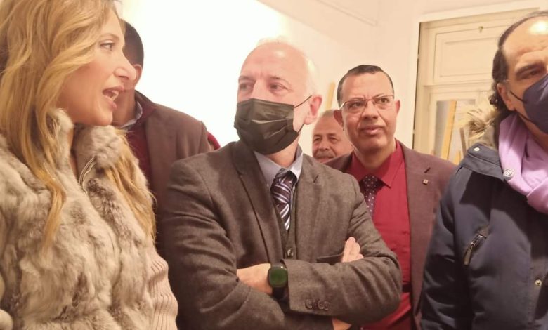 افتتاح منتدى الفنون الحديثة بالمعهد الثقافي الايطالى 1 IMG 20220215 WA0135