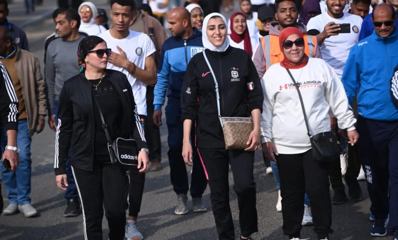 فتيات الصعيد في مارثون للمشي بمدينة الاقصر 3 IMG 20220218 WA0129