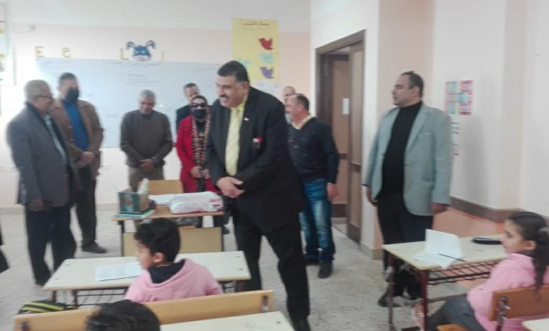 قيادات تعليم بور سعيد فى مدارس بحر البقر 1 IMG 20220222 WA0138