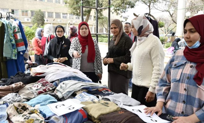 افتتاح المعرض الخيرى الثالث بكلية البنات جامعة عين شمس 1 IMG 20220223 WA0063