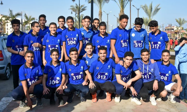 بمشاركة ٦٣٠ طالب تعليم بور سعيد تنظم سباق لاختراق الضاحية 3 IMG 20220223 WA0086