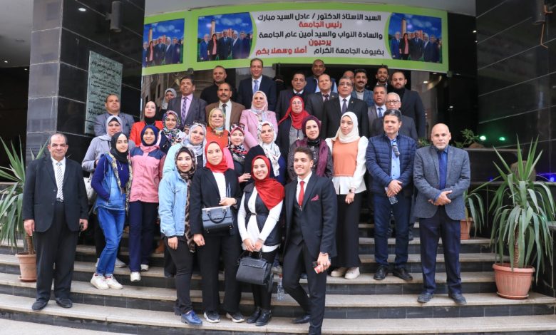 جامعة الزقازيق في الملتقى الأول لتكامل جامعات وسط الدلتا بالمنوفية 3 IMG 20220224 WA0077