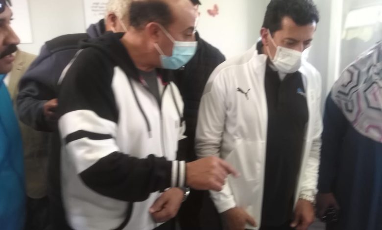 وزير الشباب والرياضة يفتتح مركز تخاطب وتأهيل مركز شباب بدر بأسوان 4 IMG 20220225 WA0110