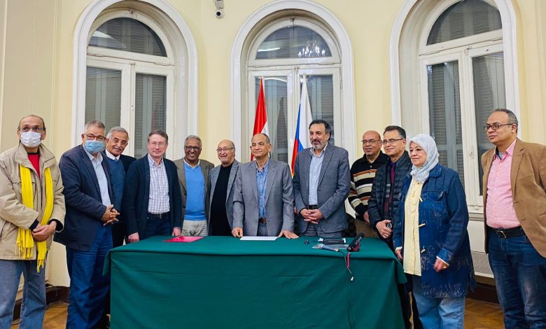 فى لقاء "الخريجين" جاد: أنور ابراهيم الجسر الذهبى للثقافة الروسية. 1 IMG 20220305 WA0092