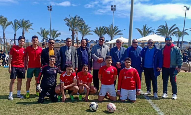 إنطلاق بطولة الأكاديمية العربية للعلوم والتكنولوجيا لكرة القدم للمدارس الثانوية 1 IMG 20220313 WA0251
