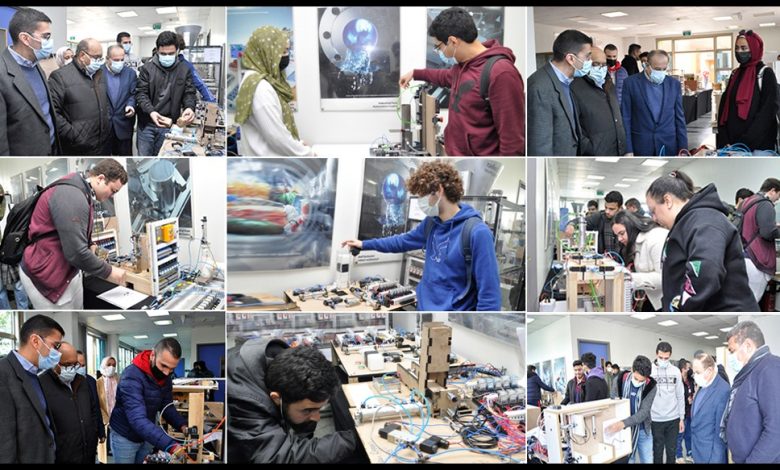 كلية هندسة وعلوم المواد بالألمانية بالقاهرة تنظم معرض للمشروعات التطبيقية لطلابها 3 IMG 20220314 WA0044