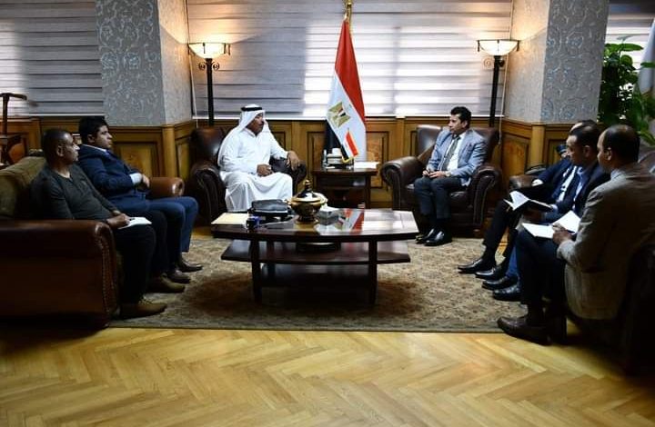 وزير الرياضة يبحث استعدادات استضافة البطولة الدولية والعربية الأولى للهجن 1 FB IMG 1649350083205