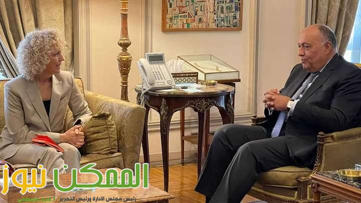 وزير الخارجية يلتقي المبعوثة الألمانية الخاصة لعمل المناخ الدولي 2 FB IMG 1650464708273