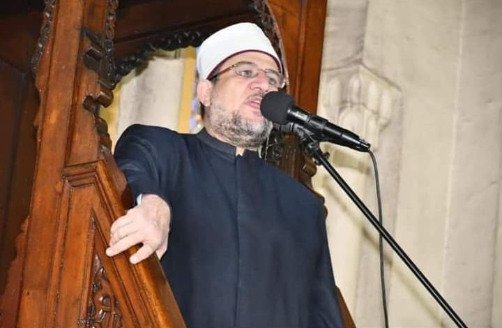 وزير الاوقاف فى خطبة الجمعة : قضاء حوائج الناس أولى من تكرار الحج والعمرة 4 FB IMG 1650655695730