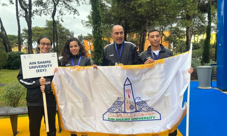 عين شمس تحصد برونزيتين فى بطولة العالم للسباحة بالزعانف 3 IMG 20220402 WA0287