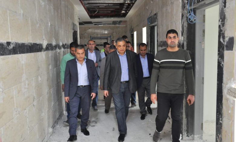 رئيس جامعة كفرالشيخ يتفقد أعمال إنشاء مستشفى الطوارئ 2 IMG 20220406 WA0035