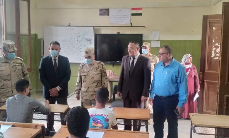 بدء امتحانات التربية العسكرية بمدارس تعليم الجيزة. 1 IMG 20220406 WA0052