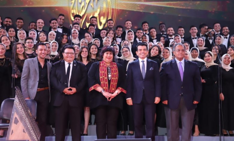 كورال روح الشرق يبدع على خشبة مسرح الهناجر بدار الأوبرا المصرية 1 IMG 20220412 WA0031