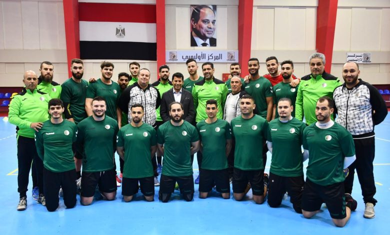 وزير الرياضة يشهد تدريب المنتخبات الوطنية بالمركز الأوليمبى بالمعادى 4 IMG 20220413 WA0085