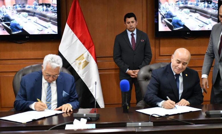 بروتوكول تعاون بين الشباب والرياضة والاكاديمية العربية للعلوم الإدارية والمالية والمصرفية 5 IMG 20220413 WA0125