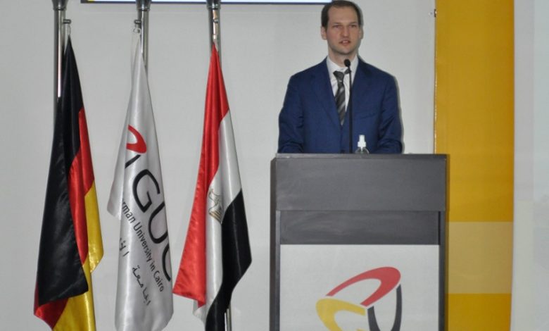 ندوة نقاشية بحقوق الألمانية بالقاهرة حول " التحكيم كبديل للتقاضي 2 IMG 20220414 WA0040