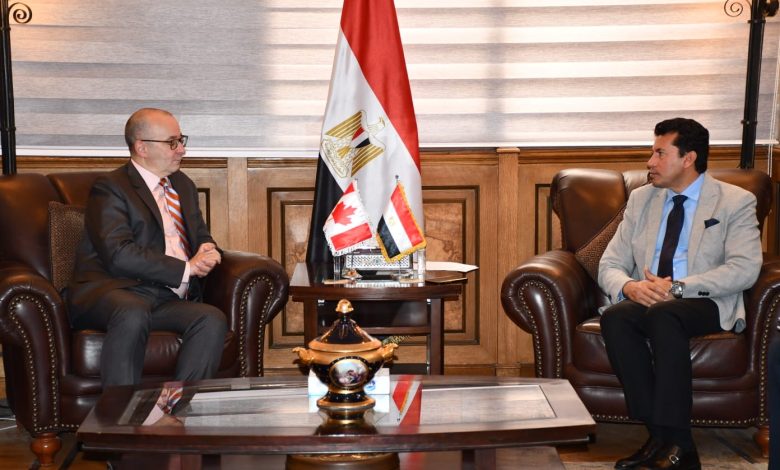 تعاون مصرى كندى فى مجالات الشباب والرياضة 4 IMG 20220418 WA0073