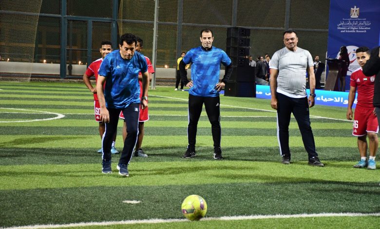 وزيرا الشباب والرياضة والتعليم العالي يشهدان ختام الدورات الرمضانية للأندية والأحياء الشعبية 5 IMG 20220425 WA0001