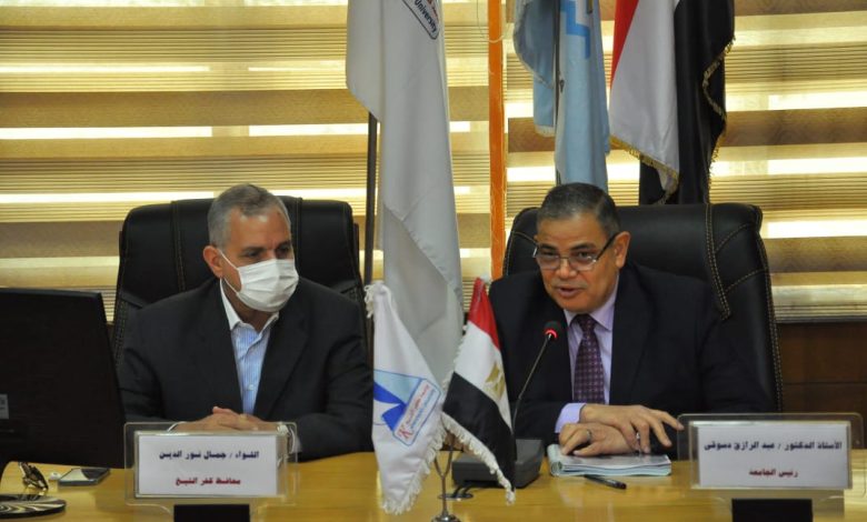 جامعة كفر الشيخ تواصل مشاركتها فى مشروع حياة كريمة 3 IMG 20220426 WA0114