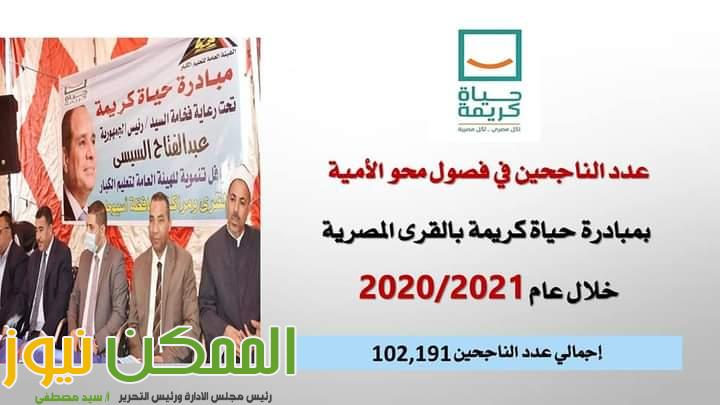 تعليم كريم -حصاد مشاركة الهيئة في المبادرة الرئاسية حياة كريمة 6 IMG 20220428 WA0060