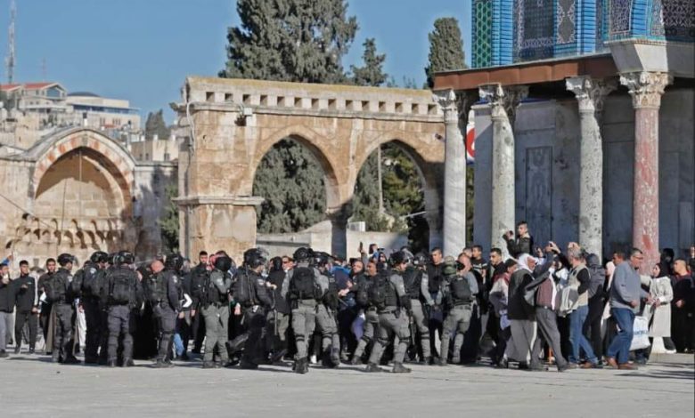 الخارجية الفلسطينية" تدين محاولات إسرائيل فرض التقسيم الزماني على الواقع القائم في "الأقصى 1 IMG 20220429 WA0047