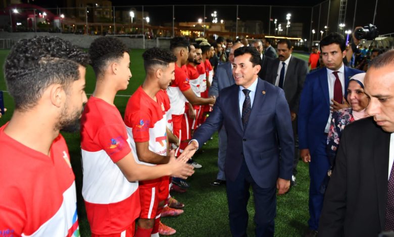 وزير الشباب ومحافظ القاهرة يشهدان نهائى دورى مراكز الشباب لكرة القدم 7 IMG 20220531 WA0117