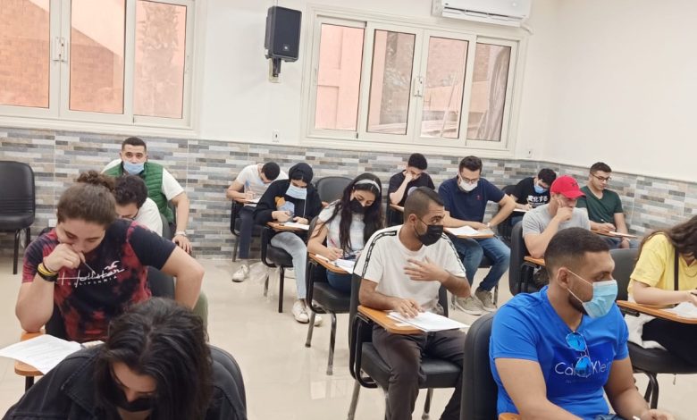 انطلاق امتحانات اخر العام بالجامعة المصرية للتعلم الإلكتروني الأهلية 5 IMG 20220604 WA0254