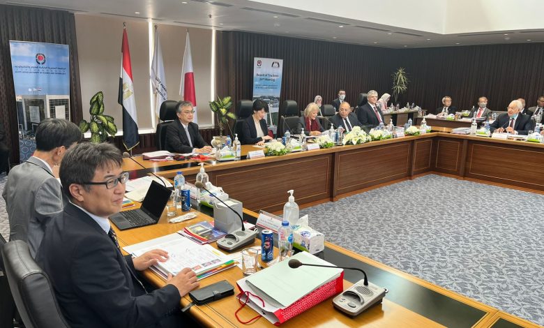 اجتماع مجلس أمناء الجامعة المصرية اليابانية ببرج العرب. 1 IMG 20220614 WA0048