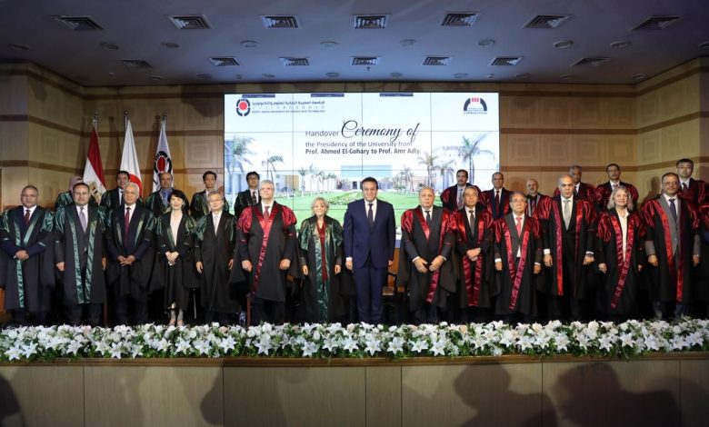رئيس الجامعة اليابانية الجديد : أهداف الجامعةتنفيذ رؤية مصر ٢٠٣٠ وتواكب الاحتياجات القومية. 3 IMG 20220615 WA0037