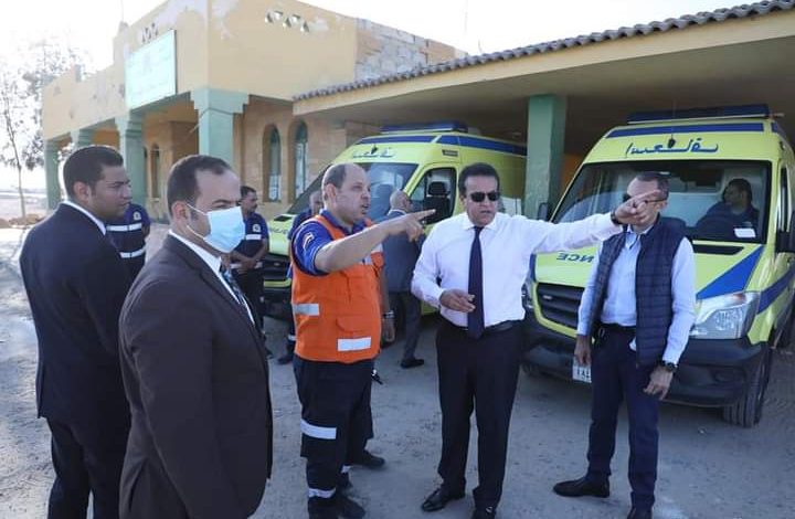 تمركز 133 سيارة إسعاف على الطرق المؤدية لمحافظتي الإسكندرية ومطروح 4 FB IMG 1657404760497