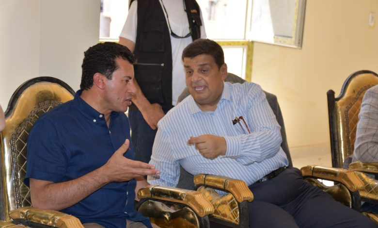 وزير الشباب فىجولة بمراكز شباب منفلوط اسيوط 4 IMG 20220701 WA0080