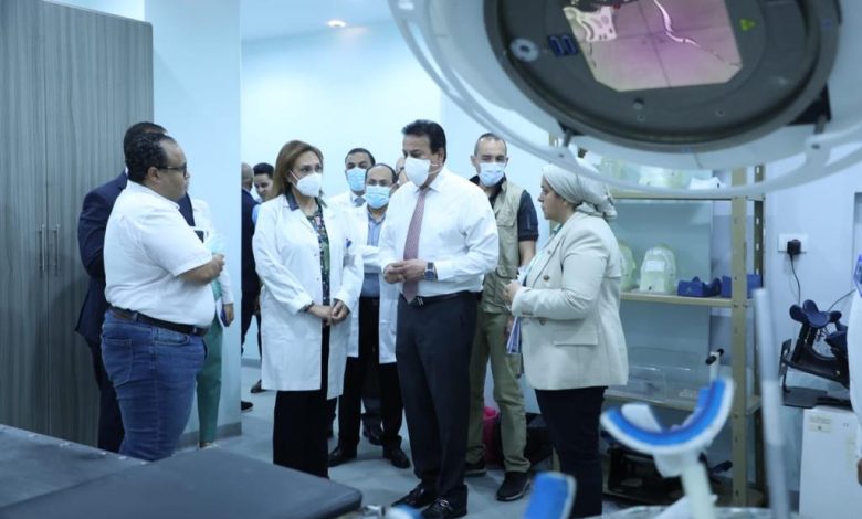 عبد الغفار يتفقد مستشفى السلام التخصصي ومركز أورام السلام 1 IMG 20220702 WA0047