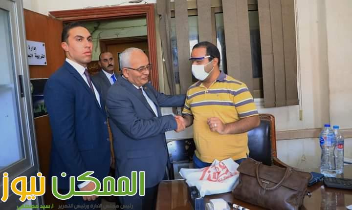 وزير التربية والتعليم يقوم بجولة داخل الوزارة لمتابعة سير العمل في القطاعات المختلفة 4 FB IMG 1660668375381