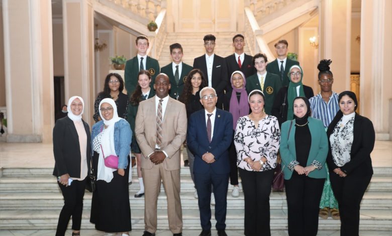 وفد طلابى امريكى يزورن وزارة التربية والتعليم للاطلاع على التجربة المصرية لتطوير التعليم 4 IMG 20220802 WA0089