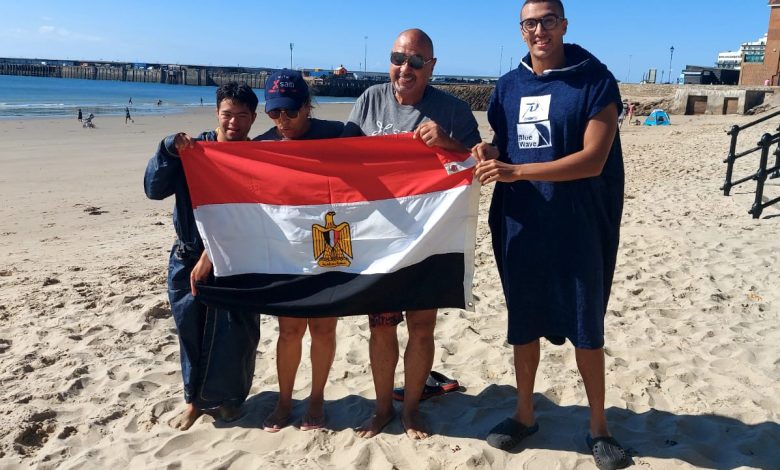 بعثة مصر تخوض تمرينها الأخير استعداداً لعبور المانش بإنجلتر 3 IMG 20220805 WA0059