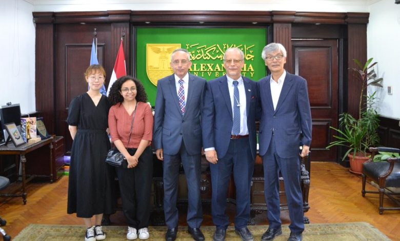 جامعة الإسكندرية تستقبـــل المستشار الثقافي لسفارة كوريا الجنوبية 3 IMG 20220812 WA0062