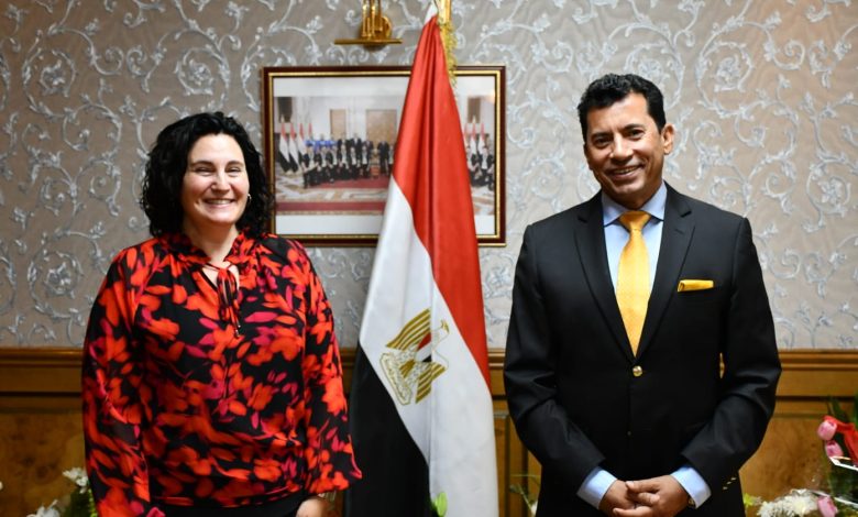وزير الشباب والرياضة يلتقي مُمثلة هيئة الأمم المتحدة للمرأة في مصر 1 IMG 20220815 WA0022