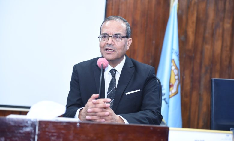 مناقشة الخطة التدريبية لأعضاء هيئة تدريس جامعة سوهاج علي منصة "ثينكي 1 IMG 20220816 WA0037