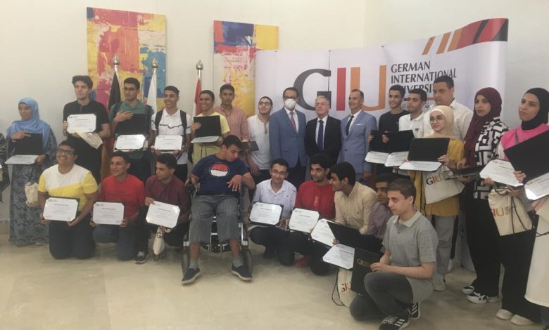 اوائل الثانوية العامة يتسلمون منح الألمانية الدولية بالعاصمة الإدارية الجديدة 3 IMG 20220819 WA0013