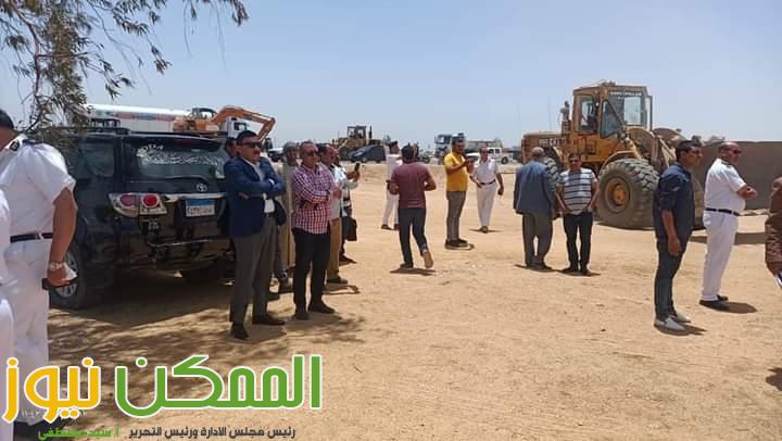 حملات مكثفة لازالة مخالفات البناء والتعديات بالساحل الشمالي الغربي 5 FB IMG 1662722513298