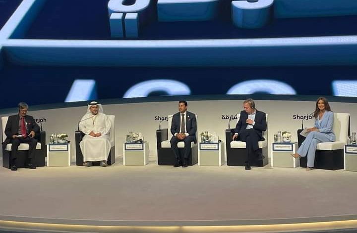وزير الشباب يشارك فى المنتدى الدولى للاتصال الحكومى بالشارقة 3 FB IMG 1664478146911