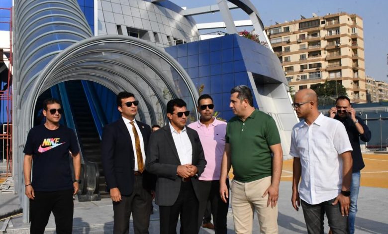 وزير الرياضة يتفقد فرع نادى النادى بشيراتون قبل التشغيل التجريبي غدا 6 IMG 20220902 WA0058