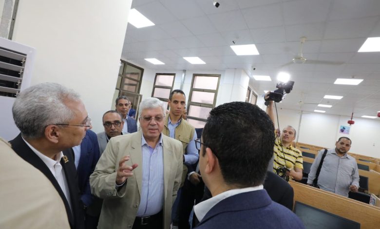 بتكلفة ١٠٠ مليون جنيه منشات جديدة لجانعة المنيا للعام الدراسى الجديد 4 IMG 20220910 WA0048