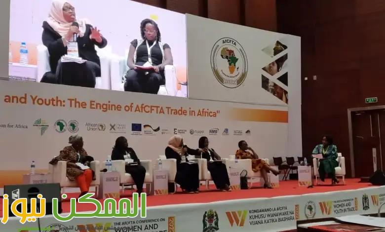 وزارة الشباب والرياضة تشارك في مؤتمر منطقة التجارة الحرة الافريقية 1 IMG 20220916 WA0057